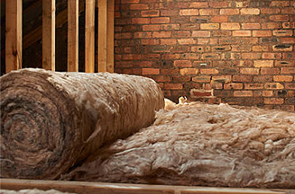 Image of insulation in a loft